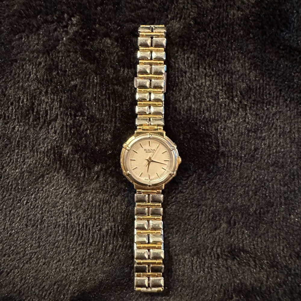 Classic Bulova Two-Tone Watch